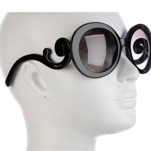 PRADA oversized baroque Sunglasses